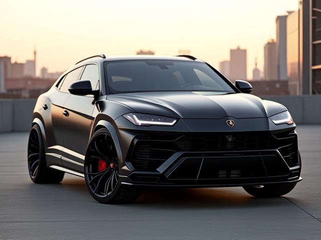 Lamborghini Urus con tuning delle prestazioni e assetto ribassato